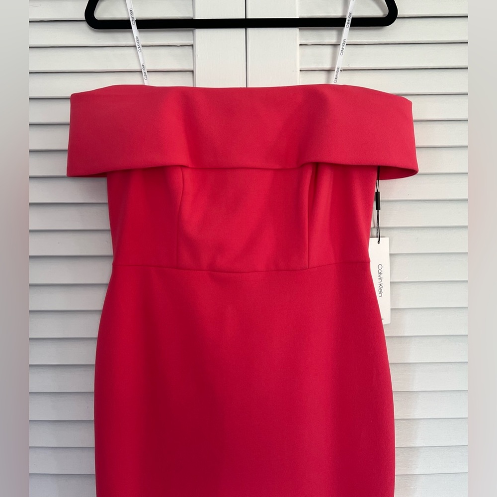 Over The Shoulder Cocktail Dress - Picture 6 of 7